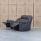 The Venus Three Seat Triple-Motor Electric Recliner Lounge - Charcoal available to purchase from Warehouse Furniture Clearance at our next sale event.