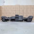 The Venus Three Seat Triple-Motor Electric Recliner Lounge - Charcoal