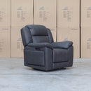 The Venus Triple-Motor Recliner - Charcoal available to purchase from Warehouse Furniture Clearance at our next sale event.