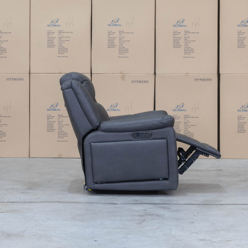 The Venus Triple-Motor Recliner - Charcoal available to purchase from Warehouse Furniture Clearance at our next sale event.