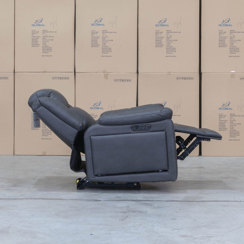 The Venus Triple-Motor Recliner - Charcoal available to purchase from Warehouse Furniture Clearance at our next sale event.