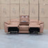 The Venus Three Seat Triple-Motor Electric Recliner Lounge - Tan