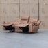 The Venus Three Seat Triple-Motor Electric Recliner Lounge - Tan