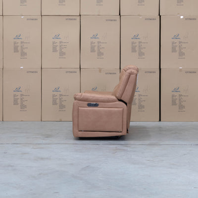 The Venus Three Seat Triple-Motor Electric Recliner Lounge - Tan available to purchase from Warehouse Furniture Clearance at our next sale event.