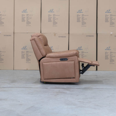The Venus Triple-Motor Recliner - Tan available to purchase from Warehouse Furniture Clearance at our next sale event.
