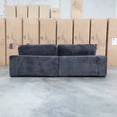 Vermont Oversized Plush Double Chaise Lounge - Grey - Warehouse Furniture Clearance