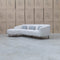 The West Curved LHF Chaise Lounge - Cloud available to purchase from Warehouse Furniture Clearance at our next sale event.