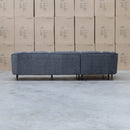The West Curved LHF Chaise Lounge - Charcoal available to purchase from Warehouse Furniture Clearance at our next sale event.