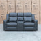 The Xanadu Two Seater Dual Motor Electric Recliner Theatre - Storm Leather available to purchase from Warehouse Furniture Clearance at our next sale event.