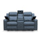 The Xanadu Two Seater Dual Motor Electric Recliner Theatre - Storm Leather available to purchase from Warehouse Furniture Clearance at our next sale event.