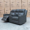 The Xanadu Two Seater Dual Motor Electric Recliner Theatre - Storm Leather available to purchase from Warehouse Furniture Clearance at our next sale event.