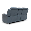 The Xanadu Two Seater Dual Motor Electric Recliner Theatre - Storm Leather - Available After 6th November available to purchase from Warehouse Furniture Clearance at our next sale event.