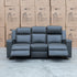 The Xanadu Three Seater Dual Motor Electric Recliner Lounge - Storm Leather