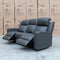 The Xanadu Three Seater Dual Motor Electric Recliner Lounge - Storm Leather available to purchase from Warehouse Furniture Clearance at our next sale event.