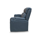 The Xanadu Three Seater Dual Motor Electric Recliner Lounge - Storm Leather available to purchase from Warehouse Furniture Clearance at our next sale event.