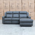 The Xanadu Dual Motor Electric Chaise Lounge - Storm Leather