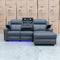 The Xanadu Dual Motor Electric Reclining Chaise Lounge - Storm Leather available to purchase from Warehouse Furniture Clearance at our next sale event.
