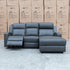 The Xanadu Dual Motor Electric Chaise Lounge - Storm Leather