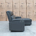 The Xanadu Dual Motor Electric Chaise Lounge - Storm Leather