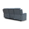 The Xanadu Dual Motor Electric Reclining Chaise Lounge - Storm Leather - Available After 6th November available to purchase from Warehouse Furniture Clearance at our next sale event.