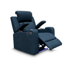 The Xanadu Single Dual Motor Dual Motor Electric Recliner - Black Rhino Suede available to purchase from Warehouse Furniture Clearance at our next sale event.