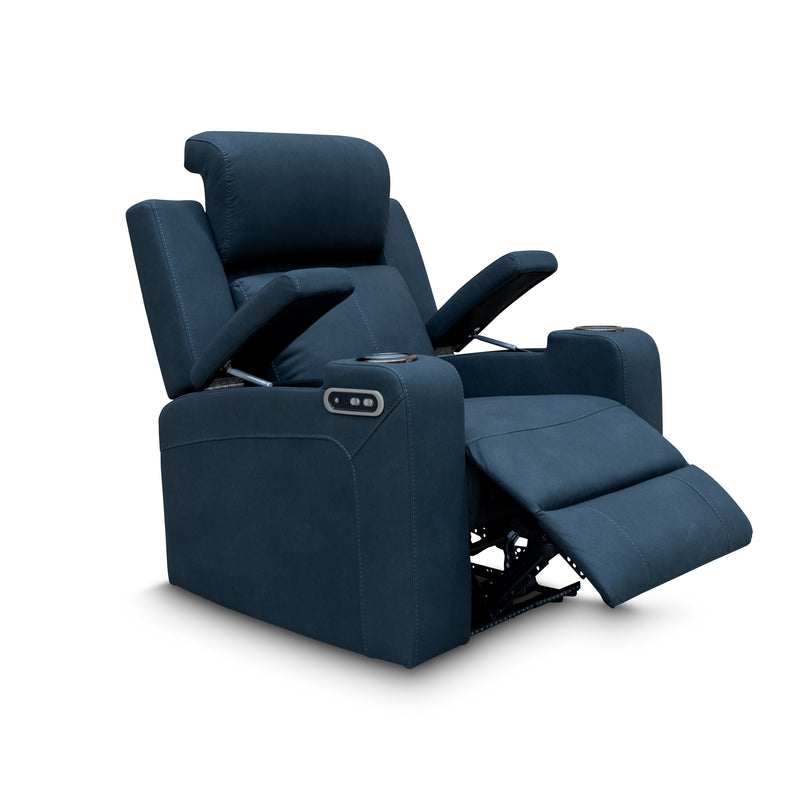 The Xanadu Single Dual Motor Dual Motor Electric Recliner - Black Rhino Suede available to purchase from Warehouse Furniture Clearance at our next sale event.