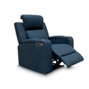 The Xanadu Single Dual Motor Dual Motor Electric Recliner - Black Rhino Suede available to purchase from Warehouse Furniture Clearance at our next sale event.