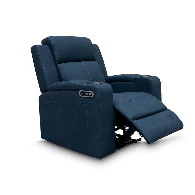 The Xanadu Single Dual Motor Dual Motor Electric Recliner - Black Rhino Suede - Available After 15th November available to purchase from Warehouse Furniture Clearance at our next sale event.