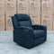 The Xanadu Single Dual Motor Dual Motor Electric Recliner - Black Rhino Suede - Available After 15th November available to purchase from Warehouse Furniture Clearance at our next sale event.