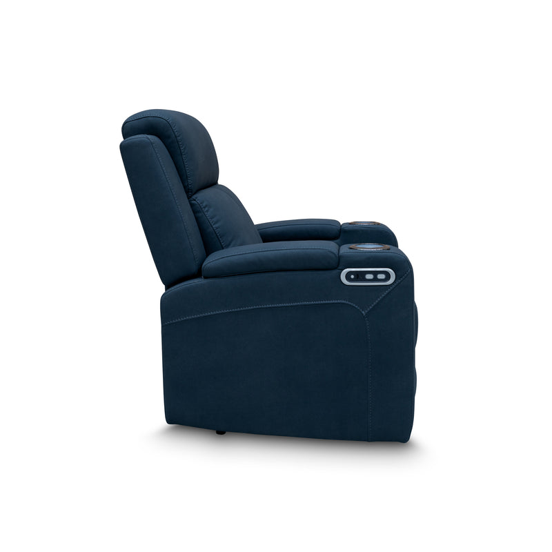 The Xanadu Single Dual Motor Dual Motor Electric Recliner - Black Rhino Suede available to purchase from Warehouse Furniture Clearance at our next sale event.