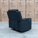 The Xanadu Single Dual Motor Dual Motor Electric Recliner - Black Rhino Suede available to purchase from Warehouse Furniture Clearance at our next sale event.