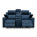 The Xanadu Two Seater Dual Motor Electric Recliner Theatre - Black Rhino Suede available to purchase from Warehouse Furniture Clearance at our next sale event.