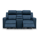 The Xanadu Two Seater Dual Motor Electric Recliner Theatre - Black Rhino Suede available to purchase from Warehouse Furniture Clearance at our next sale event.