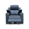 The Xanadu Single Dual Motor Electric Recliner - Storm Leather available to purchase from Warehouse Furniture Clearance at our next sale event.
