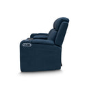 The Xanadu Two Seater Dual Motor Electric Recliner Theatre - Black Rhino Suede available to purchase from Warehouse Furniture Clearance at our next sale event.