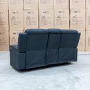 The Xanadu Two Seater Dual Motor Electric Recliner Theatre - Black Rhino Suede available to purchase from Warehouse Furniture Clearance at our next sale event.