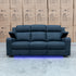 The Xanadu Three Seater Dual Motor Electric Recliner Lounge - Black Rhino Suede