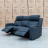 The Xanadu Three Seater Dual Motor Electric Recliner Lounge - Black Rhino Suede