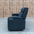 The Xanadu Three Seater Dual Motor Electric Recliner Lounge - Black Rhino Suede
