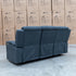 The Xanadu Three Seater Dual Motor Electric Recliner Lounge - Black Rhino Suede