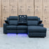 The Xanadu Dual Motor Electric Chaise Lounge - Black Rhino Suede
