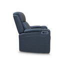 The Xanadu Single Dual Motor Electric Recliner - Storm Leather - Available After 6th November available to purchase from Warehouse Furniture Clearance at our next sale event.