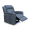 The Xanadu Single Dual Motor Dual Motor Electric Recliner - Light Grey Rhino Suede available to purchase from Warehouse Furniture Clearance at our next sale event.