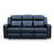 The Xanadu Three Seater Dual Motor Electric Recliner Lounge - Black Leather available to purchase from Warehouse Furniture Clearance at our next sale event.