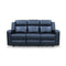 The Xanadu Three Seater Dual Motor Electric Recliner Lounge - Black Leather - Available After 6th November available to purchase from Warehouse Furniture Clearance at our next sale event.