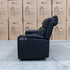The Xanadu Three Seater Dual Motor Electric Recliner Lounge - Black Leather