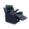 The Xanadu Single Dual Motor Electric Recliner - Black Leather available to purchase from Warehouse Furniture Clearance at our next sale event.