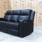 The Xanadu Three Seater Dual Motor Electric Recliner Lounge - Black Leather - Available After 6th November available to purchase from Warehouse Furniture Clearance at our next sale event.