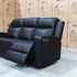 The Xanadu Three Seater Dual Motor Electric Recliner Lounge - Black Leather