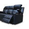 The Xanadu Three Seater Dual Motor Electric Recliner Lounge - Black Leather - Available After 6th November available to purchase from Warehouse Furniture Clearance at our next sale event.